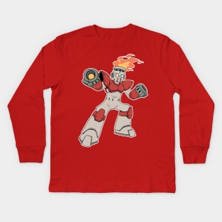 FIREMAN 11 Kids Long Sleeve T-Shirt